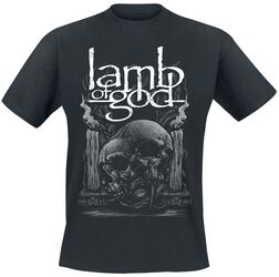 Candle Skull, Lamb Of God, T-paita