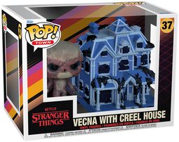 Season 4 - Vecna with Creel House (Pop! Town) vinyl figurine no. 37 (figuuri), Stranger Things, Funko Pop! -figuuri