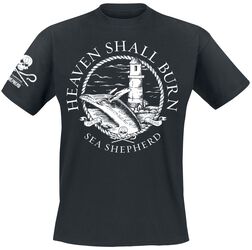 Sea Shepherd Cooperation - For The Oceans, Heaven Shall Burn, T-paita