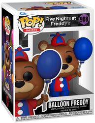 Security Breach - Balloon Freddy vinyl figurine no. 908 (figuuri), Five Nights At Freddy's, Funko Pop! -figuuri