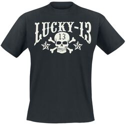 Skull Stars, Lucky 13, T-paita