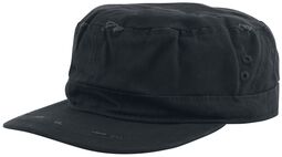 Vintage Army Cap, Black Premium by EMP, Lippis