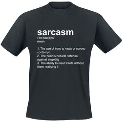 Definition Sarcasm, Sanonnat, T-paita
