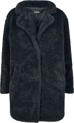 Ladies Oversized Sherpa Coat, Urban Classics, Lyhyt takki