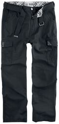 Armeijatyyliset vintage-housut, Black Premium by EMP, Reisitaskuhousut
