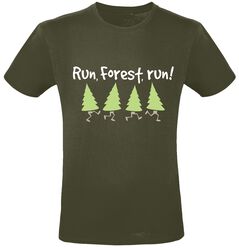 Run, Forest, Run!, Sanonnat, T-paita