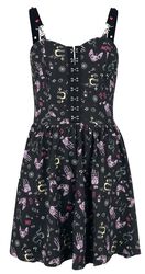 Ditsy Ouija Printed Mini Dress, Jawbreaker, Lyhyt mekko