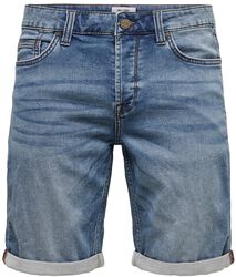 Ply Life Blue Shorts, ONLY and SONS, Shortsit
