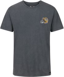 NFL Packers college black washed, Recovered Clothing, T-paita
