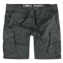 Cotton Twill Jogger Shorts, Alpha Industries, Shortsit