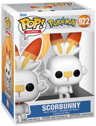 Scorbunny vinyl figurine no. 922 (figuuri), Pokémon, Funko Pop! -figuuri