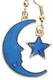 Little Moon and Star Earrings