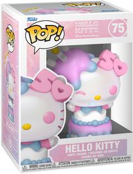 Hello Kitty (50th Anniversary) Vinyl Figurine 75 (figuuri), Hello Kitty, Funko Pop! -figuuri