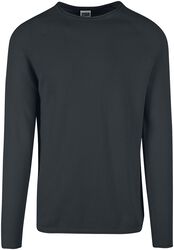 Knitted raglan long-sleeved top pitkähihainen paita