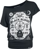 Witchboard, Black Blood by Gothicana, T-paita