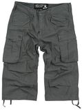 3/4 Vintage Shorts, Black Premium by EMP, Shortsit