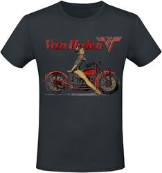 Pinup Motorcycle, Van Halen, T-paita