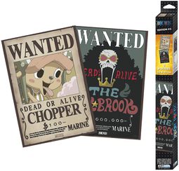 Wanted Brook and Chopper - Poster 2-Set Chibi Design julisteet (2 kpl setti)