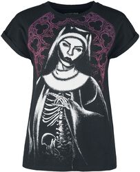 T-paita nunnapainatuksella, Gothicana by EMP, T-paita