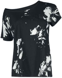 T-paita batiikkiefekteillä, Black Premium by EMP, T-paita