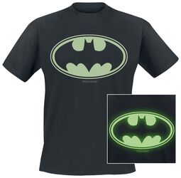 Logo - Glow In The Dark, Batman, T-paita