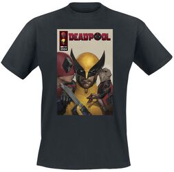 3 - Deadpool Kisses to Wolverine, Deadpool, T-paita