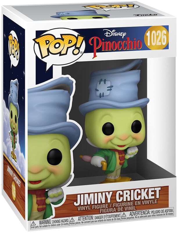 80th Anniversary - Jiminy Cricket Vinyl Figure 1026 (figuuri)