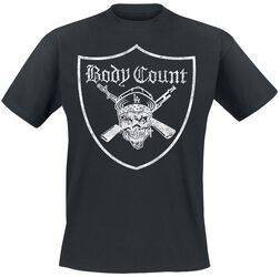 Gunner Pirate Shield, Body Count, T-paita