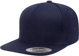 Premium five-panel snapback cap, Flexfit, Lippis