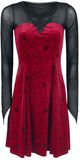 Regina Red Applique Dress, Olipa Kerran, Lyhyt mekko