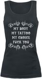 My Body - My Tattoo - My Choice, Sanonnat, Toppi