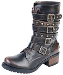 High Strap Boot, Black Premium by EMP, Saappaat