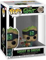 I am Groot - Groot in onesie vinyl figurine no. 1193 (figuuri), Guardians Of The Galaxy, Funko Pop! -figuuri