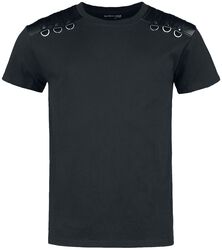 T-paita olkapääsoljilla, Gothicana by EMP, T-paita