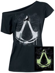 Logo - Glow in the dark, Assassin's Creed, T-paita