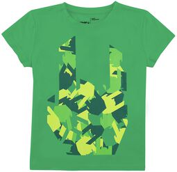 T-paita maastokuvioisella Rockhand-logolla