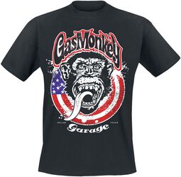 USA flag, Gas Monkey Garage, T-paita