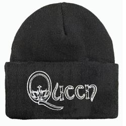 Amplified Collection - Silver Lurex Crown Q Beanie, Queen, Pipo