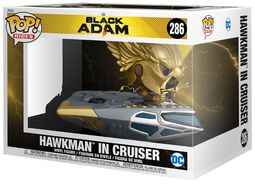 Hawkman in cruiser (Pop! Ride Super Deluxe) vinyl figurine no. 286 (figuuri), Black Adam, Funko Pop! -figuuri