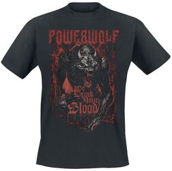 We Drink Your Blood, Powerwolf, T-paita