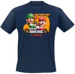 Mario Brothers Plumbing, Super Mario, T-paita