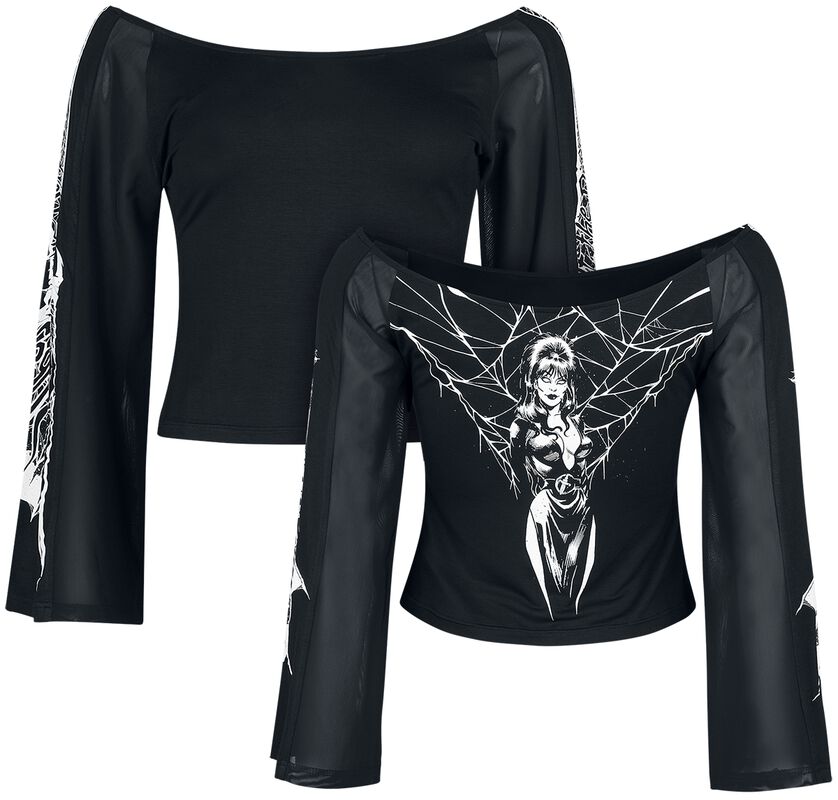 Gothicana X Elvira pitkähihainen paita