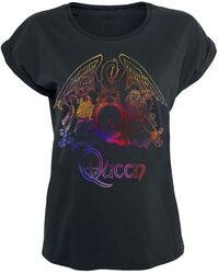 Neon Pattern Crest, Queen, T-paita