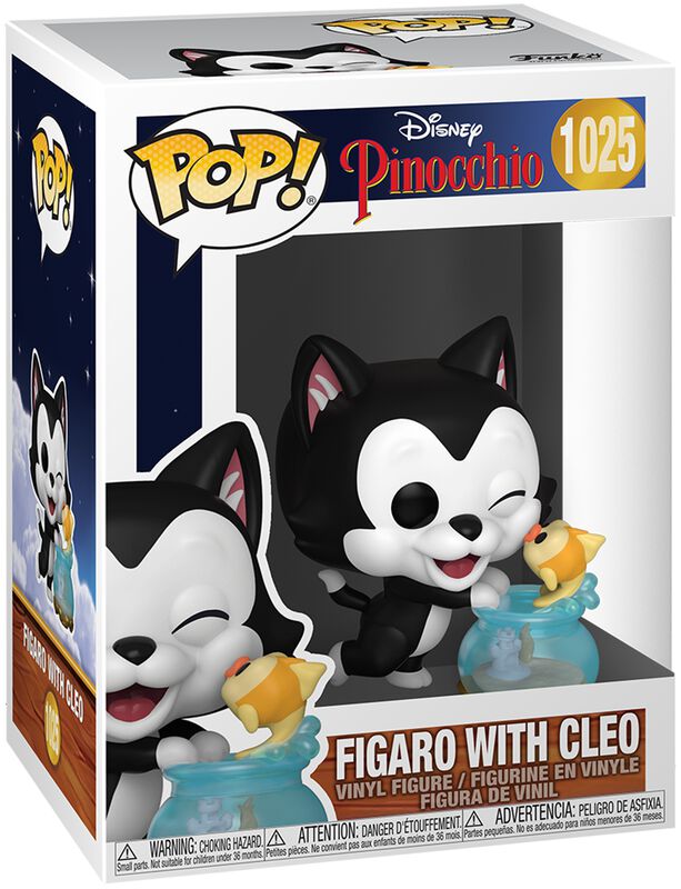 80th Anniversary - Figaro with Cleo Vinyl Figure 1025 (figuuri)