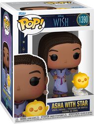 Asha with Star vinyl figurine no. 1390 (figuuri), Wish, Funko Pop! -figuuri