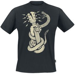 Fist and snake t-shirt, Chet Rock, T-paita