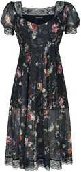 Night Garden Print Midi Dress, Jawbreaker, Keskipitkä mekko