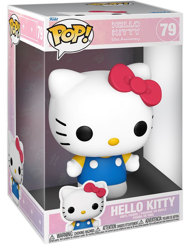 Hello Kitty (50th Anniversary) (Jumbo POP!) Vinyl Figurine 79 (figuuri)