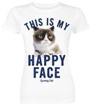 Happy Face, Grumpy Cat, T-paita