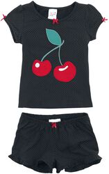 Dotties & Cherry Girl Short Pyjamas